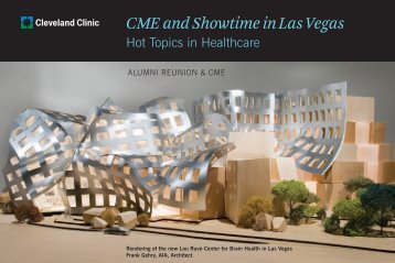 CME and Showtime in Las Vegas - Cleveland Clinic