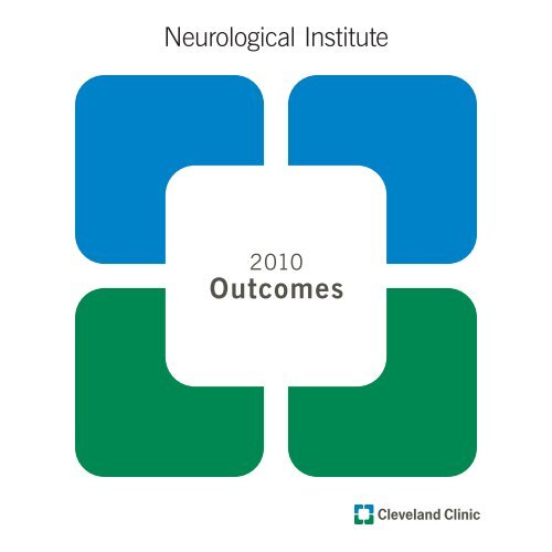 2010 Neurological Institute Outcomes - Cleveland Clinic