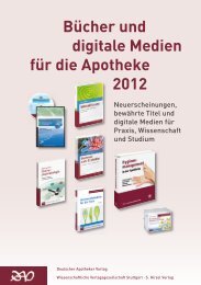 Bücher und digitale Medien für die Apotheke 2012