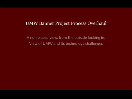 Banner Transition