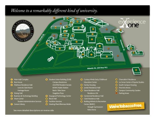University Of Montana Map Campus Map