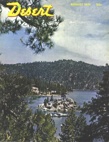 Big Bear Lake, California - Desert Magazine of the Southwest