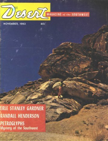 randall henderson petroglyphs - Desert Magazine of the Southwest