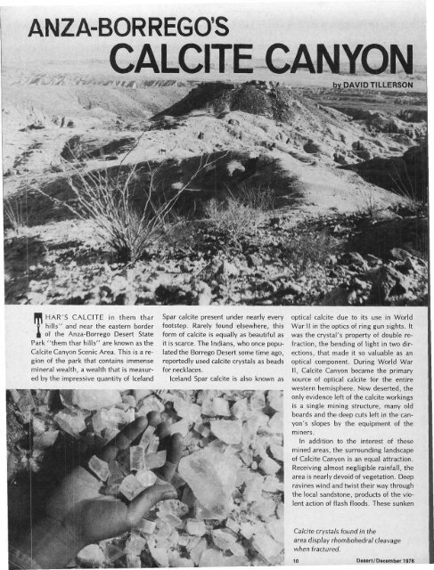 1 - Desert Magazine of the Southwest