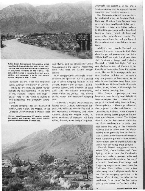 1 - Desert Magazine of the Southwest