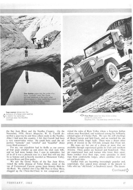 Continued - Desert Magazine of the Southwest