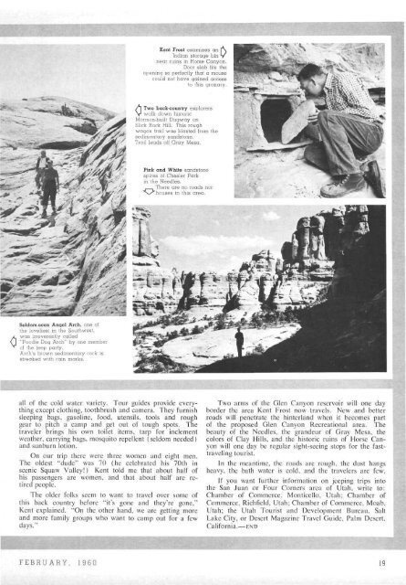 Continued - Desert Magazine of the Southwest