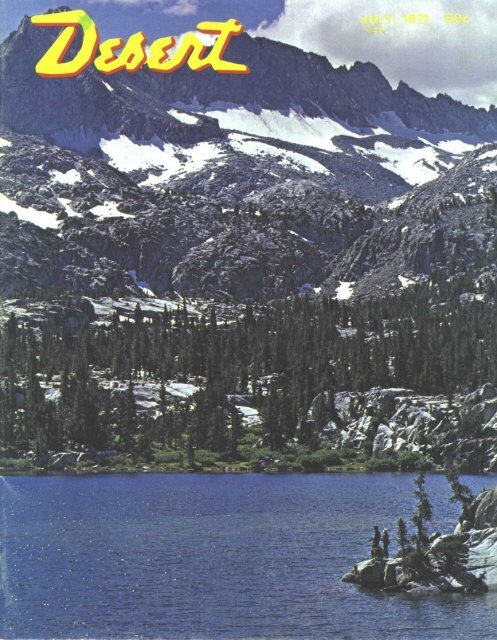Lone Tine California Desert Magazine Of The Southwest