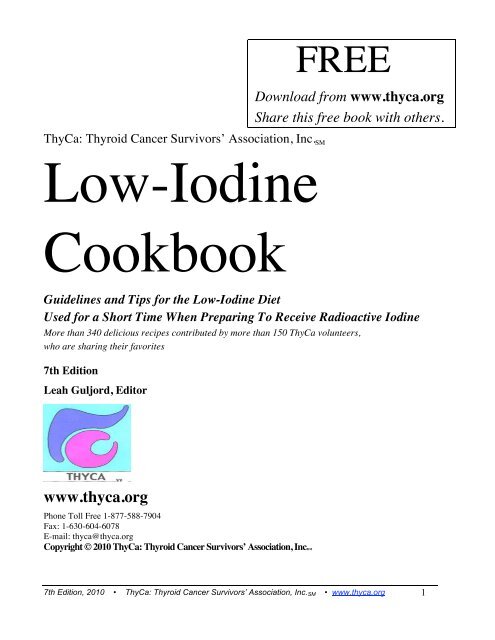 Nih low iodine diet