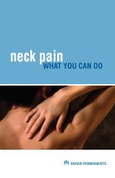 Neck Pain: What You Can Do
