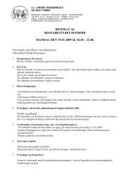 REFERAT AF SKOLEBESTYRELSESMØDE MANDAG DEN 19.01 ...