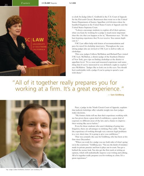 Magazine - USC Gould School of Law - University of Southern ...