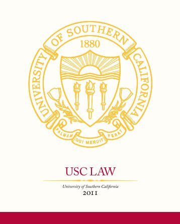 USC LAW - USC Gould School of Law - University of Southern ...