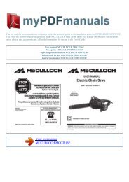 Mcculloch Double Eagle 50 Chainsaw Manual Mcculloch Double Eagle 50 Chainsaw Manual