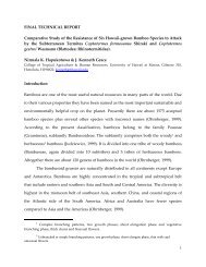 1 FINAL TECHNICAL REPORT Comparative Study of the ...