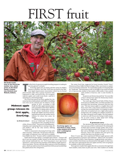 MAIA and Evercrisp Featured in Good Fruit Grower