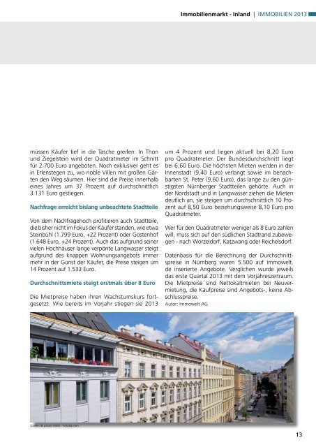 IMMOBILIEN 2013 - Das eMagazin