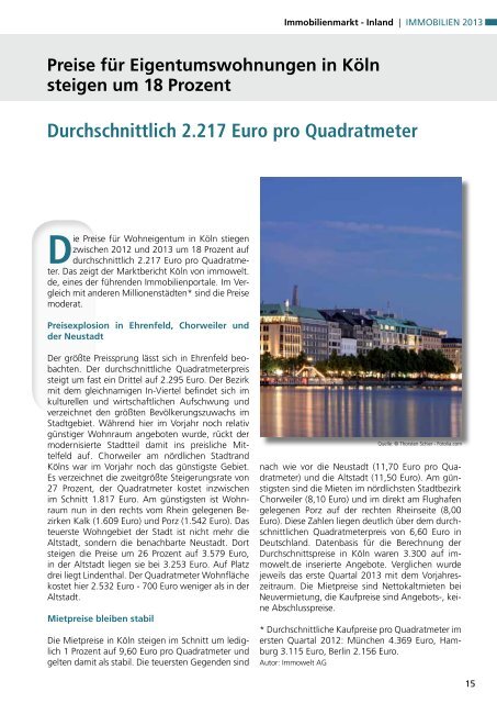 IMMOBILIEN 2013 - Das eMagazin