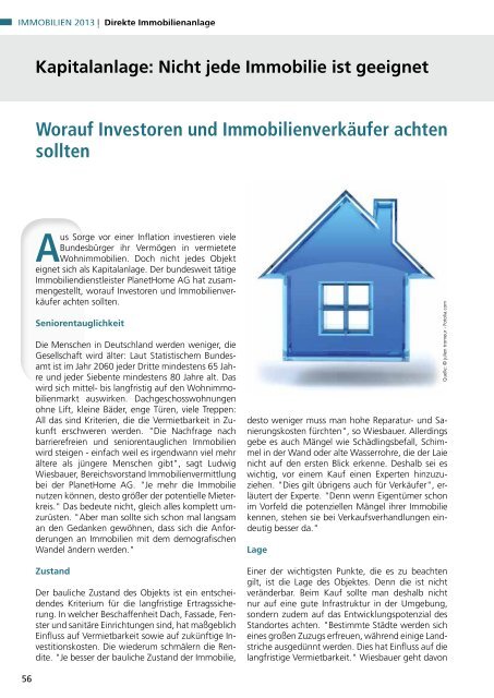 IMMOBILIEN 2013 - Das eMagazin