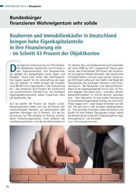 IMMOBILIEN 2013 - Das eMagazin