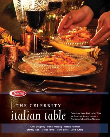 The Celebrity Italian Table - myteacup