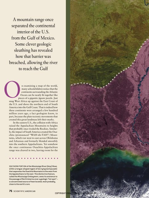 The Mississippi's Curious Origins
