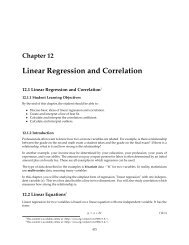 Chapter 12 Linear Regression and Correlation