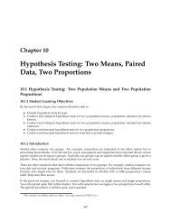 Hypothesis Testing: Two Means, Paired Data, Two Proportions