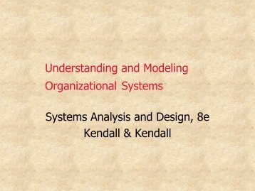 Understanding and Modeling Organizational Systems - Myweb.dal.ca