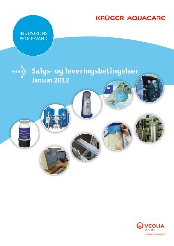 Salgs- og leveringsbetingelser - Krüger A/S