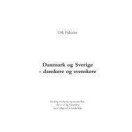 Danmark og Sverige - danskere og svenskere