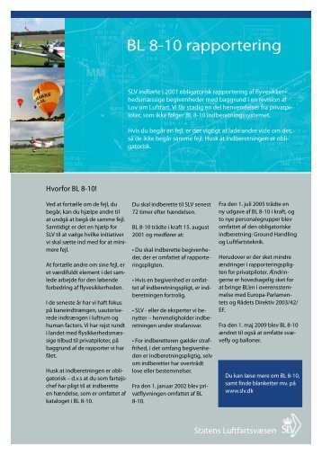 BL 8-10 rapportering