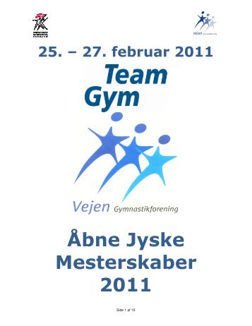 Åbne Jyske Mesterskaber 2011 - Danmarks Gymnastik Forbund
