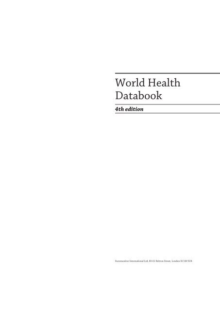 World Health Databook - Euromonitor International