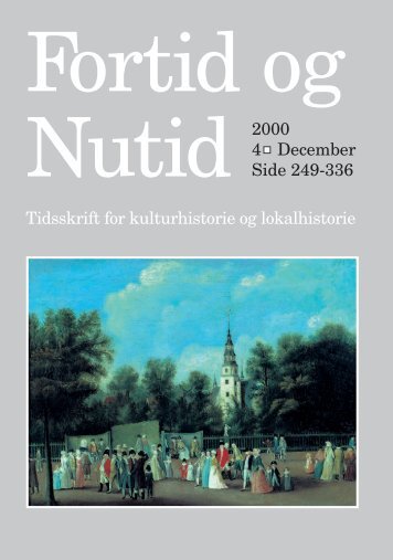 Nr. 4/2000 - Kulturstudier