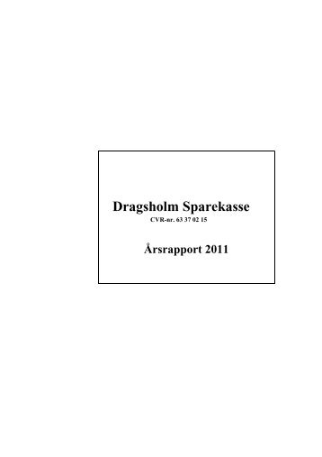 Noter - Dragsholm Sparekasse