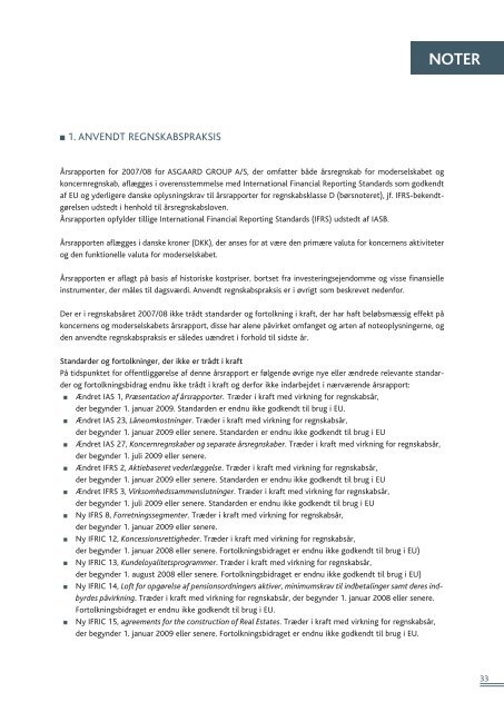 Årsrapport 2007/2008 - ASGAARD GROUP A/S