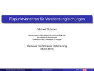 Fixpunktverfahren für Varationsungleichungen - Universität Tübingen