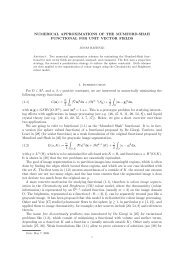 NUMERICAL APPROXIMATIONS OF THE MUMFORD-SHAH ...