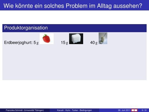 Karush - Kuhn - Tucker - Bedingungen im Banachraum - Universität ...