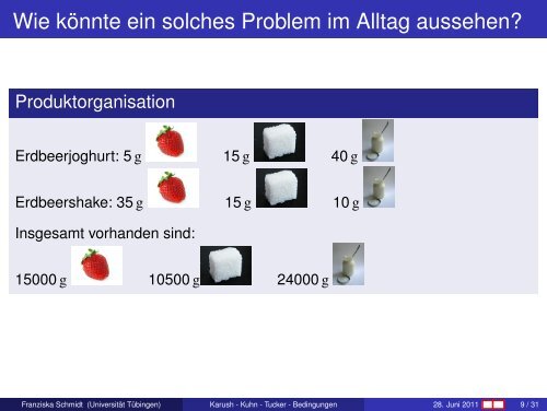 Karush - Kuhn - Tucker - Bedingungen im Banachraum - Universität ...