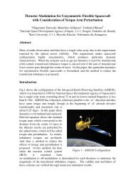 Thruster Modulation for Unsymmetric Flexible Spacecraft with ...