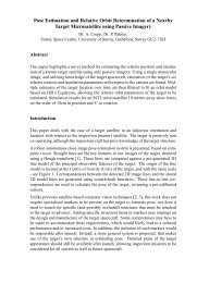 Pose Estimation and Relative Orbit Determination of a Nearby ...