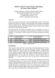 Robust Control of Large Flexible Appendages for Future Space ...