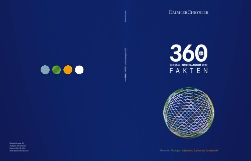 Fakten zur Nachhaltigkeit 2007 - Daimler Nachhaltigkeitsbericht 2012.