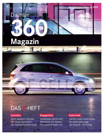 Magazin zur Nachhaltigkeit 2009 - Daimler Nachhaltigkeitsbericht ...
