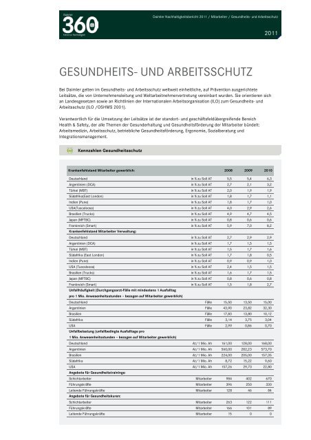 Daimler 2011 - Daimler Nachhaltigkeitsbericht 2012.