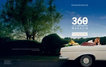 Magazin zur Nachhaltigkeit 2006 - Daimler Nachhaltigkeitsbericht ...