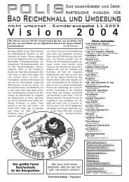 Sonderausgabe Vision 2004 - Nachtblatt