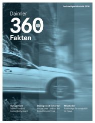 Fakten zur Nachhaltigkeit 2008 - Daimler Nachhaltigkeitsbericht 2012.